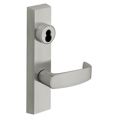 SARGENT Grade 1 Exit Device Trim, Classroom Function, Freewheeling Trim, Key Outside Unlocks/Locks Trim, For 60-743-8 ETL RHRB 26D